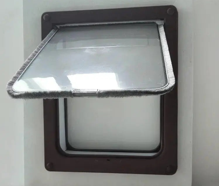 Dog Cat Pet Door Lockable Smart Self-closing