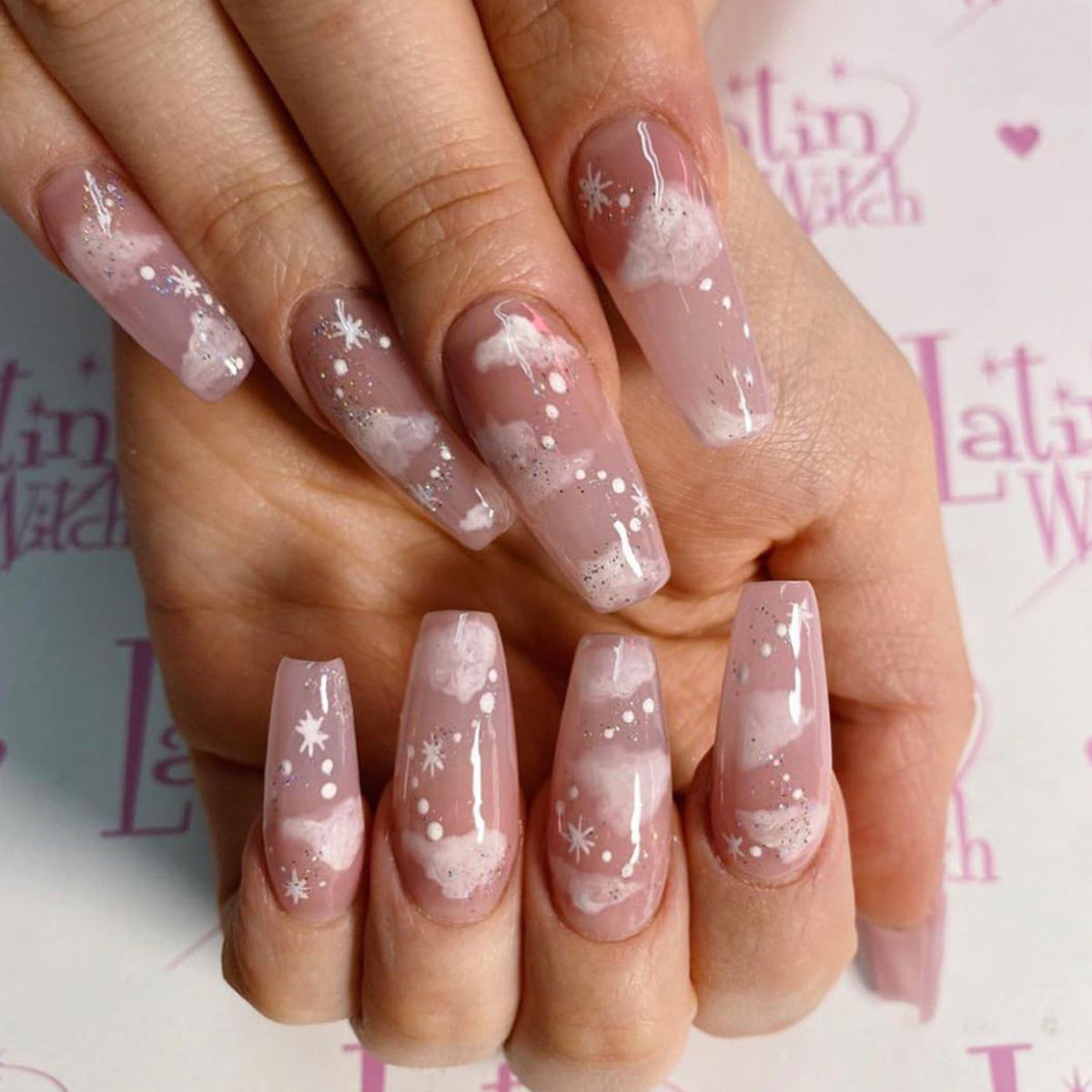 Wearing Nails Finished False Nails