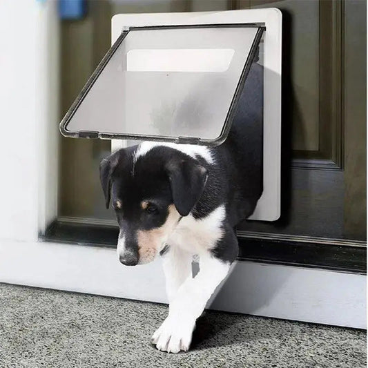 Dog Cat Pet Door Lockable Smart Self-closing