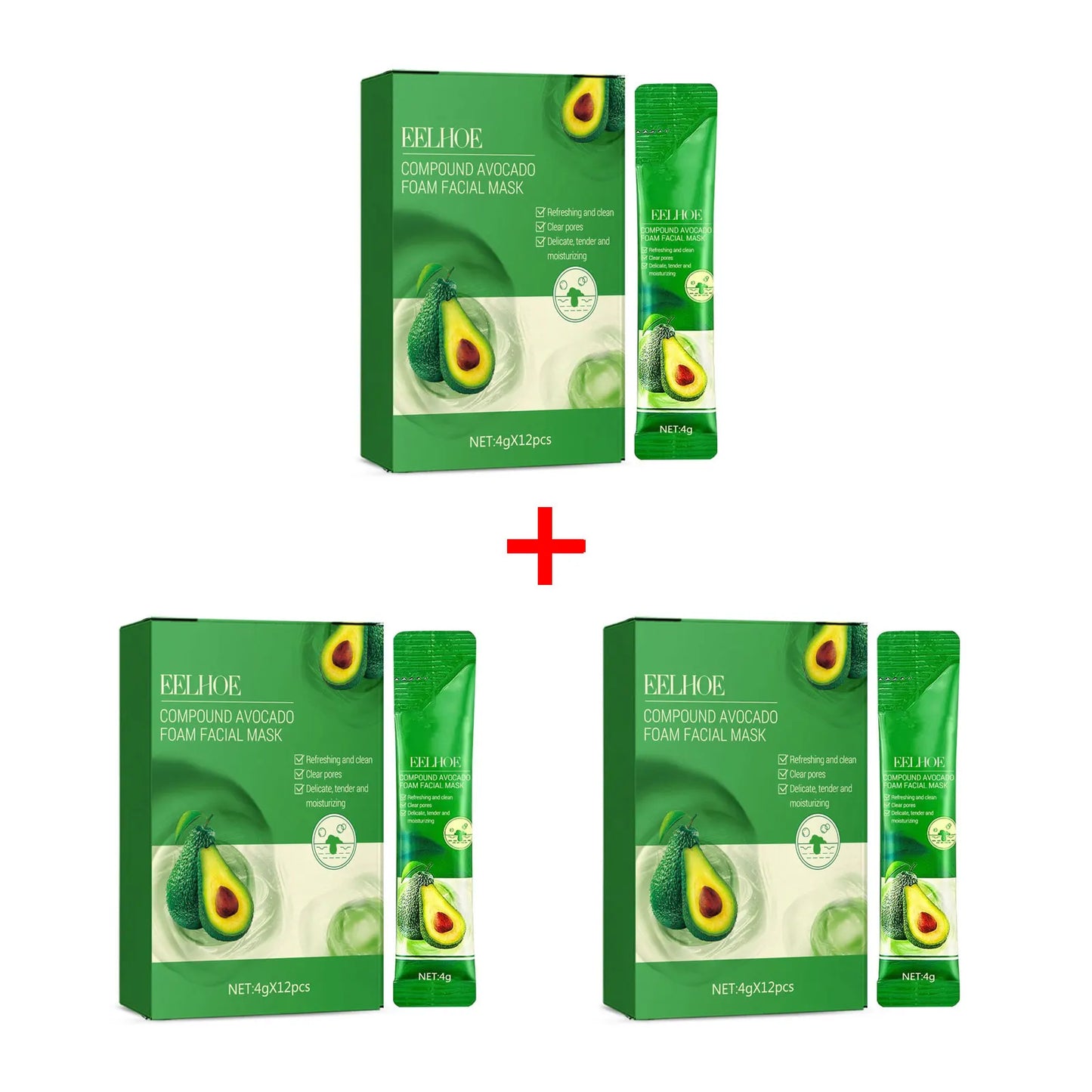 EELHOE Avocado Foam Mask