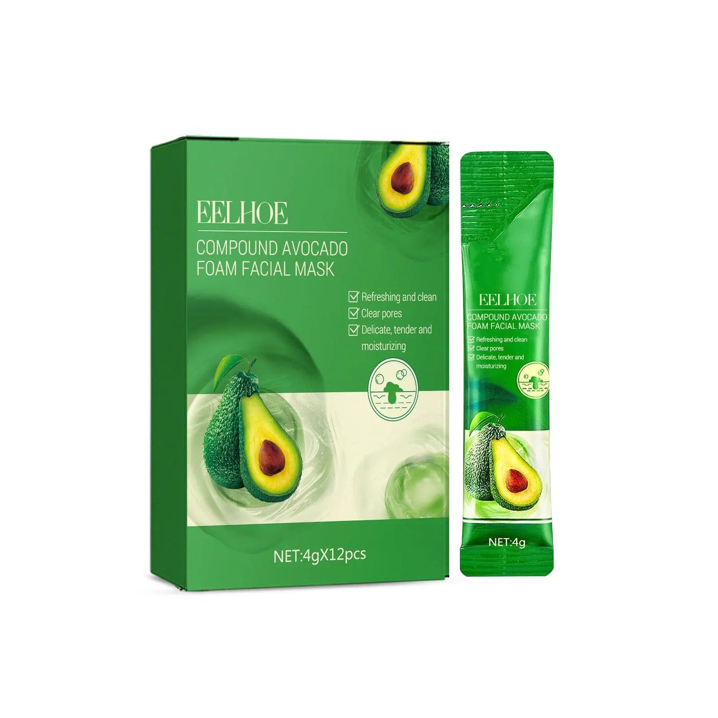 EELHOE Avocado Foam Mask