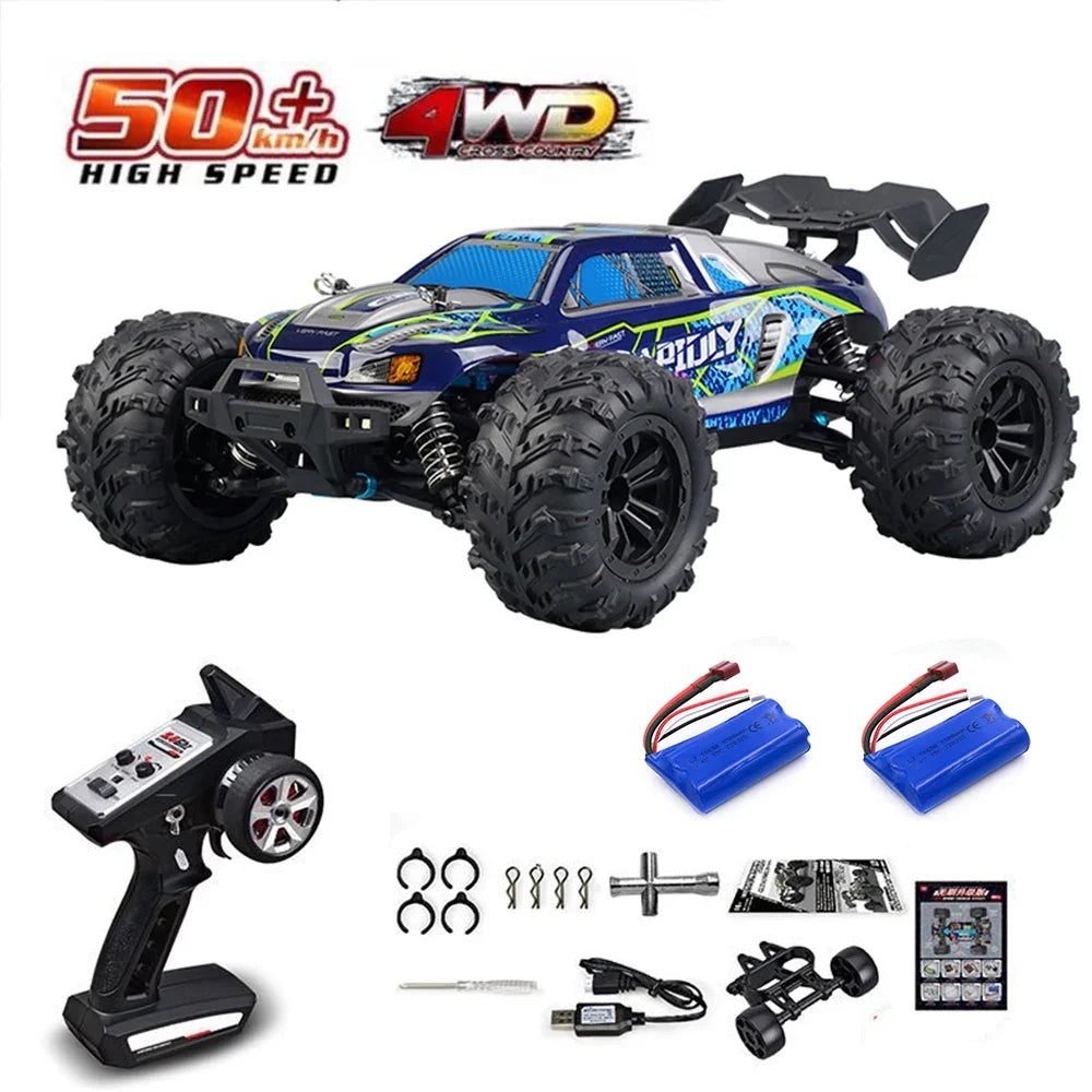 High-Speed 4x4 RC Monster Truck with LED Lights - 70KM/H Adventure-19