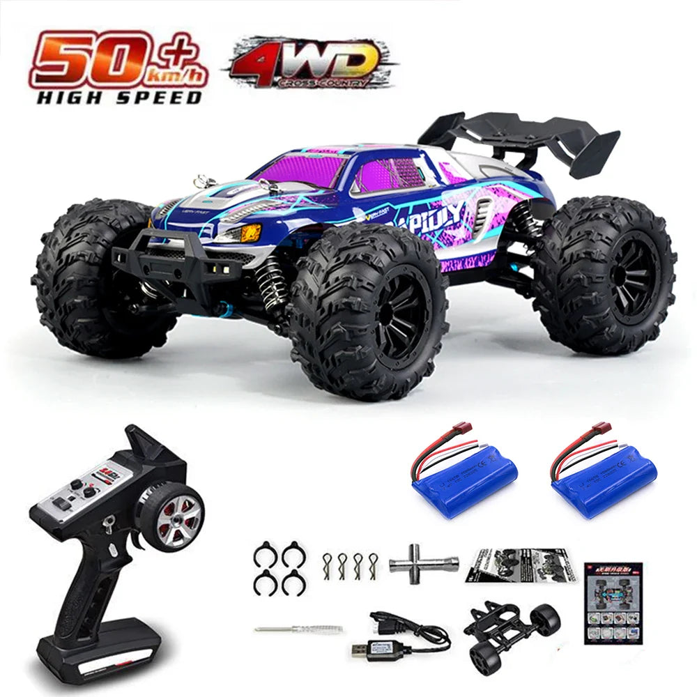 High-Speed 4x4 RC Monster Truck with LED Lights - 70KM/H Adventure-17