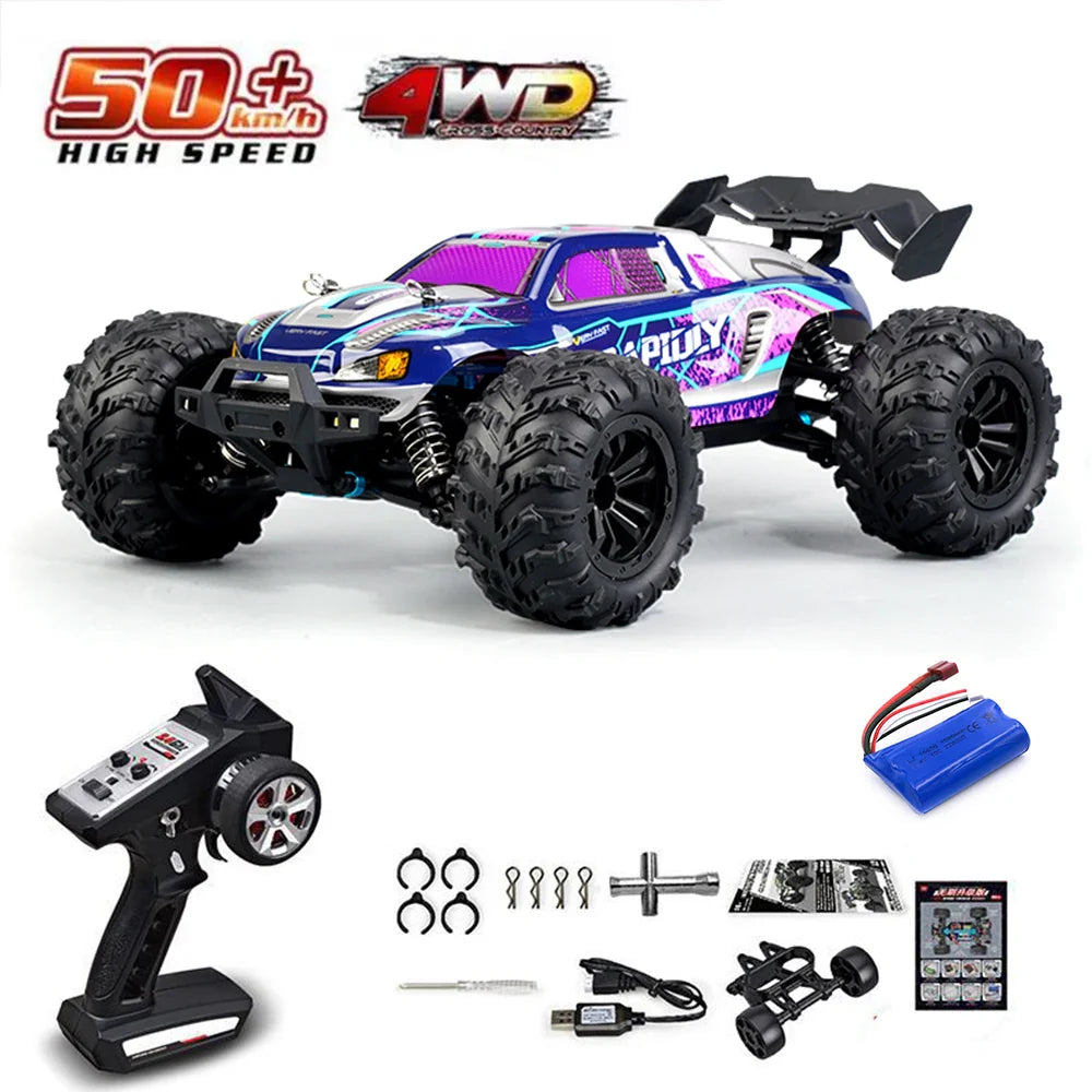 High-Speed 4x4 RC Monster Truck with LED Lights - 70KM/H Adventure-18