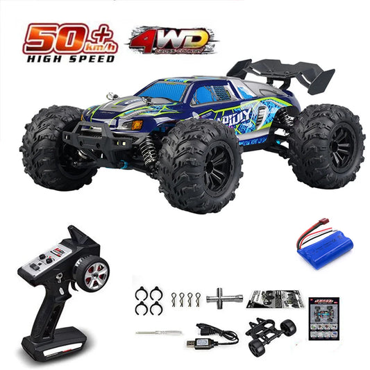 High-Speed 4x4 RC Monster Truck with LED Lights - 70KM/H Adventure-20