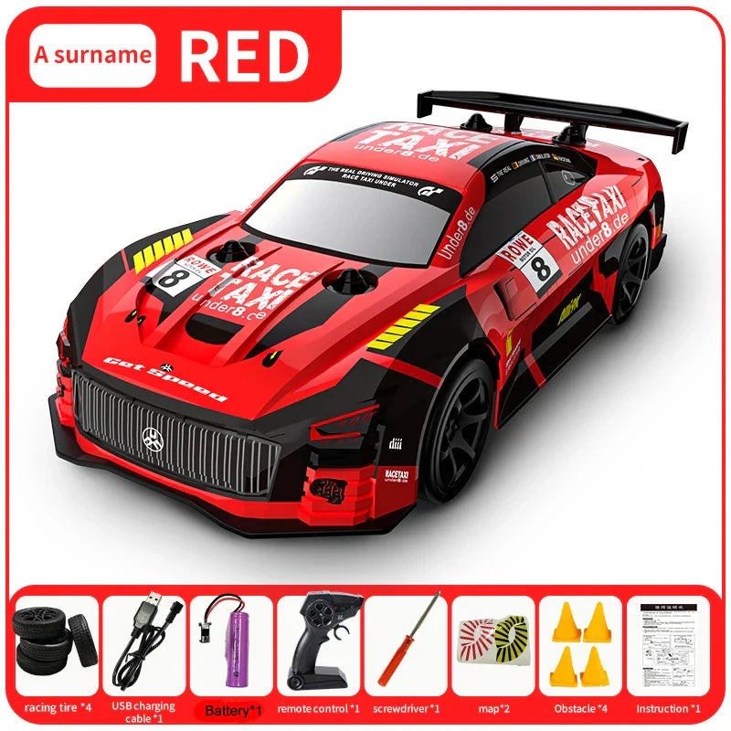 High-Speed JJRC Q165 1:18 4WD Drift RC Car - Perfect Gift for Teens